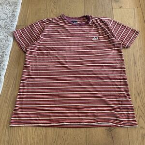 Vintage Lost Enterprises Striped T Shirt Men's Large Surf Skate Streetwear Y2K
